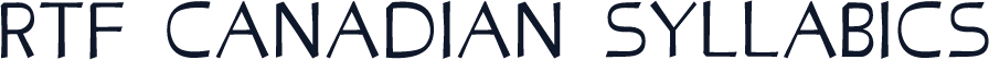 RTF Canadian Syllabics