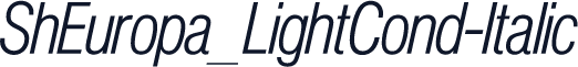 ShEuropa_LightCond-Italic