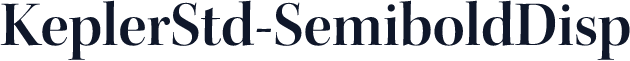 KeplerStd-SemiboldDisp
