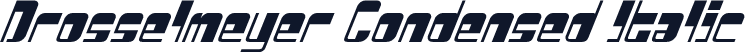 Drosselmeyer Condensed Italic