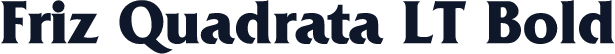 Friz Quadrata LT Bold