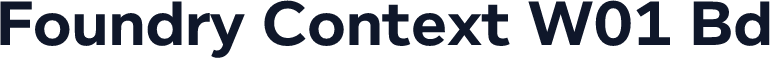 Foundry Context W01 Bd
