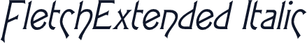 FletchExtended Italic