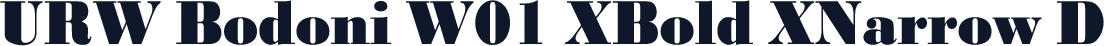 URW Bodoni W01 XBold XNarrow D
