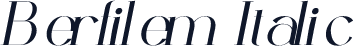 Berfilem Italic
