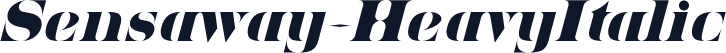 Sensaway-HeavyItalic