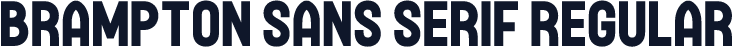 Brampton Sans Serif Regular