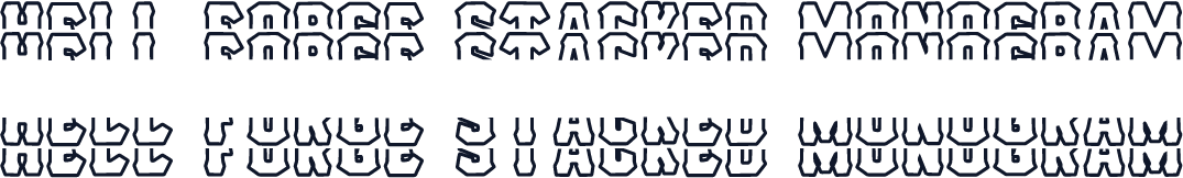 Hell Forge Stacked Monogram