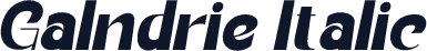 Galndrie Italic