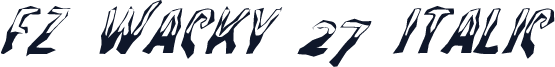 FZ WACKY 27 ITALIC