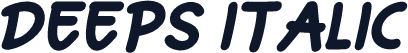 Deeps Italic