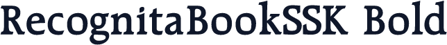 RecognitaBookSSK Bold