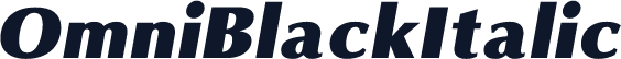 OmniBlackItalic