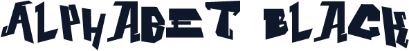 Alphabet Black