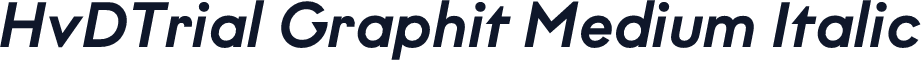 HvDTrial Graphit Medium Italic