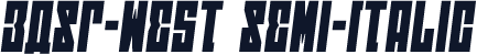 EAST-west Semi-Italic
