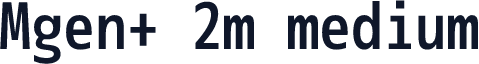 Mgen+ 2m medium