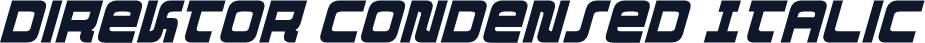 Direktor Condensed Italic