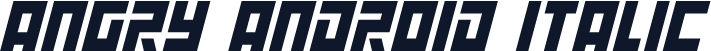 Angry Android Italic