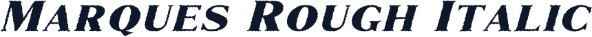 Marques Rough Italic