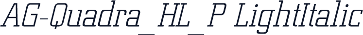 AG-Quadra_HL_P LightItalic