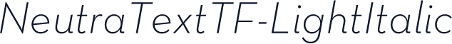 NeutraTextTF-LightItalic