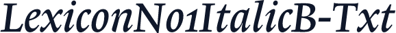 LexiconNo1ItalicB-Txt