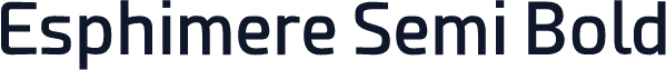 Esphimere Semi Bold