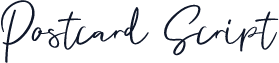 Postcard Script