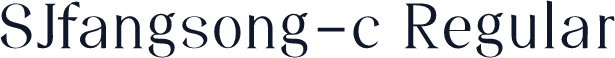SJfangsong-c Regular
