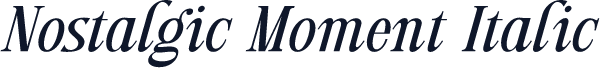 Nostalgic Moment Italic