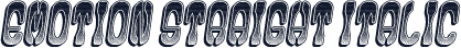 Emotion Straight Italic