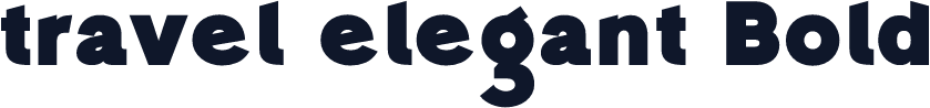 travel elegant Bold