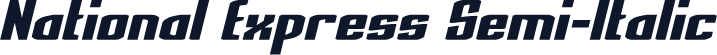 National Express Semi-Italic