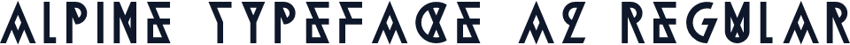 Alpine Typeface A2 Regular