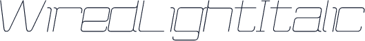 WiredLightItalic