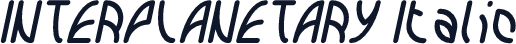 INTERPLANETARY Italic