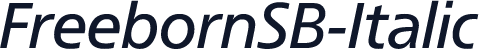 FreebornSB-Italic