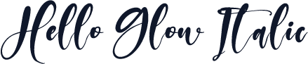 Hello Glow Italic