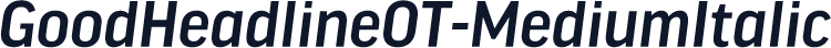 GoodHeadlineOT-MediumItalic