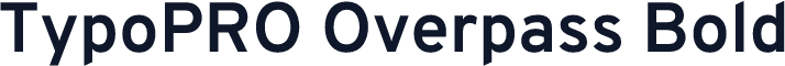 TypoPRO Overpass Bold