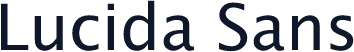 Lucida Sans