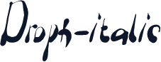 Droph-italic