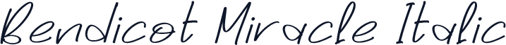 Bendicot Miracle Italic