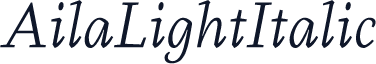 AilaLightItalic