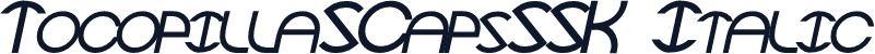 TocopillaSCapsSSK Italic