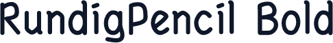 RundigPencil Bold
