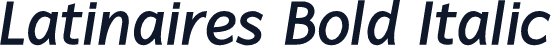 Latinaires Bold Italic