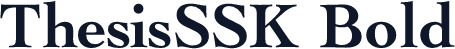 ThesisSSK Bold