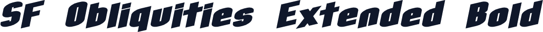 SF Obliquities Extended Bold